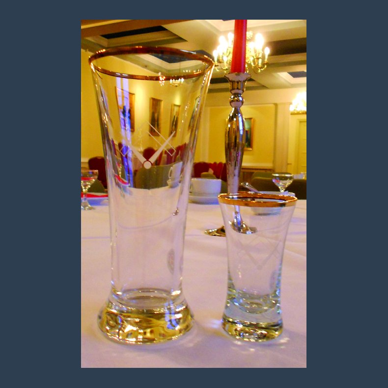 Frimurer l- &amp; Snapseglas